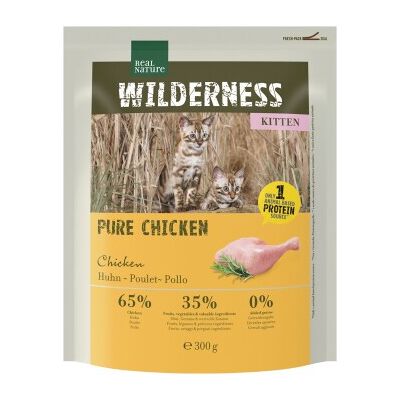 REAL NATURE WILDERNESS Trockenfutter Katze, Kitten, Pure Chicken 300 g REAL NATURE WILDERNESS Trockenfutter Katze, Kitten, Pure Chicken 300 g