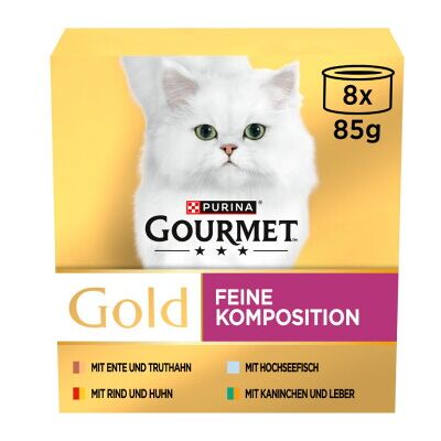 GOURMET Gold Feine Komposition Mix 8 x 85 g GOURMET Gold Feine Komposition Mix 8 x 85 g