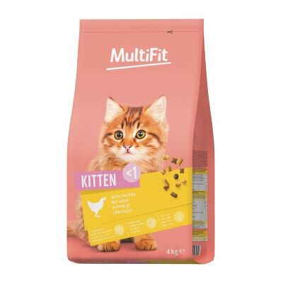MultiFit Trockenfutter Katze, Junior, Huhn 4 kg MultiFit Trockenfutter Katze, Junior, Huhn 4 kg