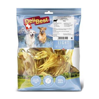 DeliBest Light Lammohren Hundesnack - Hundesnack DeliBest Light Lammohren Hundesnack - Hundesnack