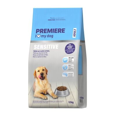 PREMIERE Sensitive Adult Lachs Reich an Lachs & Reis 12 kg PREMIERE Sensitive Adult Lachs Reich an Lachs & Reis 12 kg