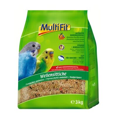 MultiFit Vogelfutter für Wellensittiche - 3kg MultiFit Vogelfutter für Wellensittiche - 3kg