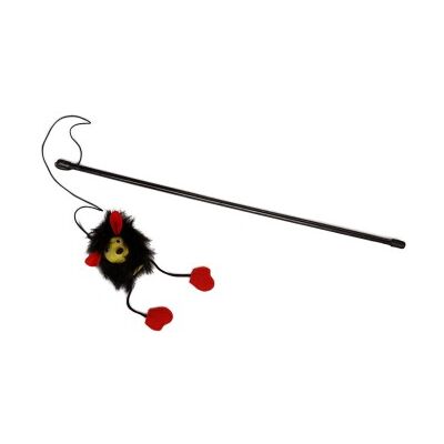 Josty Spielangel Crazy Mouse, 45cm, mit Catnip Josty Spielangel Crazy Mouse, 45cm, mit Catnip