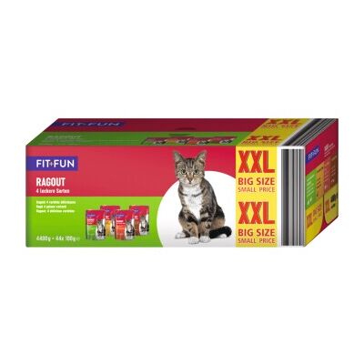 Fit+Fun Katzenfutter Mehrfachpack - Komplett Nassfutter für Katzen Fit+Fun Katzenfutter Mehrfachpack - Komplett Nassfutter für Katzen