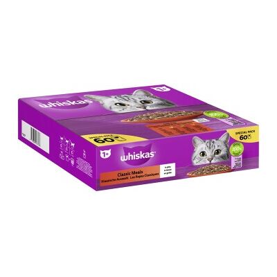 Whiskas Special Pack 1+ Klassische Auswahl in Gelee 60 x 85g Whiskas Special Pack 1+ Klassische Auswahl in Gelee 60 x 85g