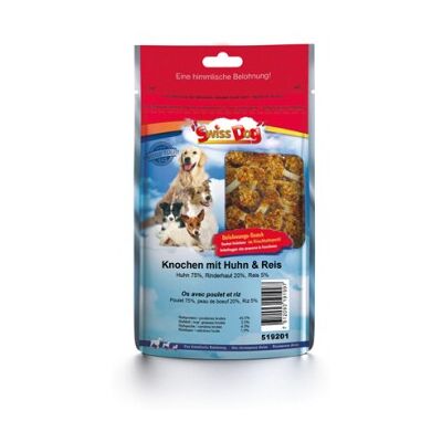 SwissDog Knochen mit Huhn & Reis 400 g SwissDog Knochen mit Huhn & Reis 400 g