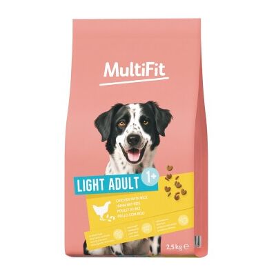 MultiFit Trockenfutter Hund Adult, Light, Huhn mit Reis 2.5 kg MultiFit Trockenfutter Hund Adult, Light, Huhn mit Reis 2.5 kg