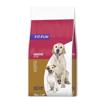 FIT+FUN Trockenfutter Hund Adult Sensitive mit Lamm 10 kg FIT+FUN Trockenfutter Hund Adult Sensitive mit Lamm 10 kg