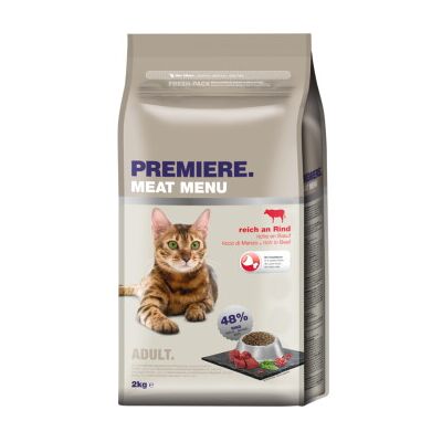 Premiere Fleischmenü für erwachsene Katzen - Trockenfutter Premiere Fleischmenü für erwachsene Katzen - Trockenfutter