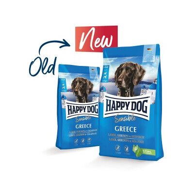 Happy Dog Sensible Greece - Lamm & Garnelen & Tintenfisch - 1 kg Happy Dog Sensible Greece - Lamm & Garnelen & Tintenfisch - 1 kg