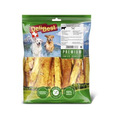 DeliBest Bull Kau 15cm 4 x 500 g - Hundekauartikel DeliBest Bull Kau 15cm 4 x 500 g - Hundekauartikel