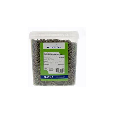Schweizer Kaninchenfutter im Eimer 3,5 kg Schweizer Kaninchenfutter im Eimer 3,5 kg