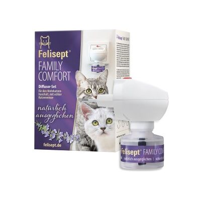 Felisept Family Comfort Raumdiffuser Set im Mehrkatzenhaushalt 45 ml Felisept Family Comfort Raumdiffuser Set im Mehrkatzenhaushalt 45 ml