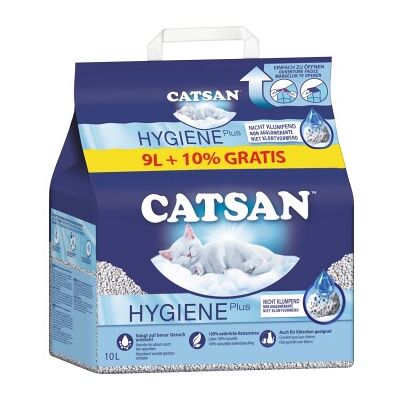 CATSAN Hygiene Plus Streu 9 l + 10% gratis CATSAN Hygiene Plus Streu 9 l + 10% gratis