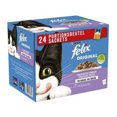 Felix Original Gemischte Vielfalt in Gelee 24x85 g Felix Original Gemischte Vielfalt in Gelee 24x85 g