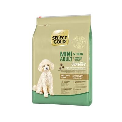 Marke: Select Gold - Sensitive Mini Lamm-Reis 4kg - Hundefutter Marke: Select Gold - Sensitive Mini Lamm-Reis 4kg - Hundefutter