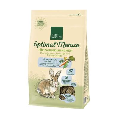 REAL NATURE Optimal Menue für Zwergkaninchen - Tierfutter REAL NATURE Optimal Menue für Zwergkaninchen - Tierfutter