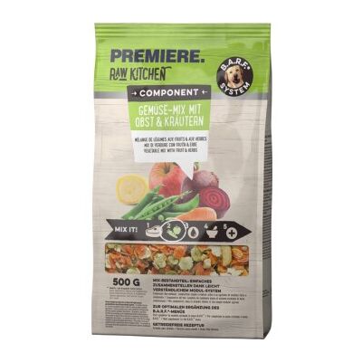 Premiere Raw Kitchen Hundefutter - Kräuter, Obst & Gemüse - 500g Premiere Raw Kitchen Hundefutter - Kräuter, Obst & Gemüse - 500g