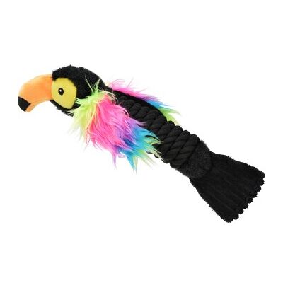AniOne - Toucan Rope - Rope-besetzt - Quietscher - Hundespielzeug AniOne - Toucan Rope - Rope-besetzt - Quietscher - Hundespielzeug