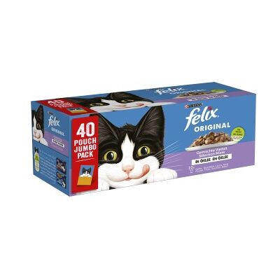 Felix Original Geschmischte Vielfalt in Gelee 40x85 g Felix Original Geschmischte Vielfalt in Gelee 40x85 g