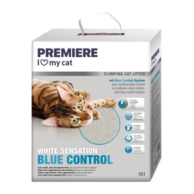 Premiere White Sensation - Blue control Katzenstreu Premiere White Sensation - Blue control Katzenstreu