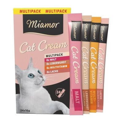 Miamor Cat Cream Vielfalt Multipack 24x16g Miamor Cat Cream Vielfalt Multipack 24x16g