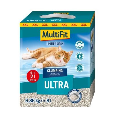 MultiFit Katzenstreu Ultra 6l + 2l Overfill MultiFit Katzenstreu Ultra 6l + 2l Overfill