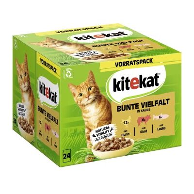 Kitekat Multipack Bunte Vielfalt in Sauce 24x85 g Kitekat Multipack Bunte Vielfalt in Sauce 24x85 g