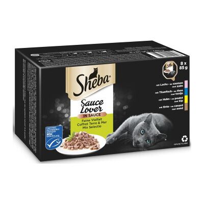 Sheba Sauce Lover 8x85g Sheba Sauce Lover 8x85g