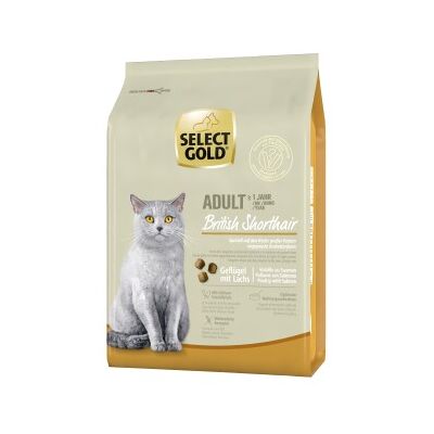 Select Gold Britische Kurzhaar Erwachsenen Huhn mit Lachs - Katzenfutter Select Gold Britische Kurzhaar Erwachsenen Huhn mit Lachs - Katzenfutter