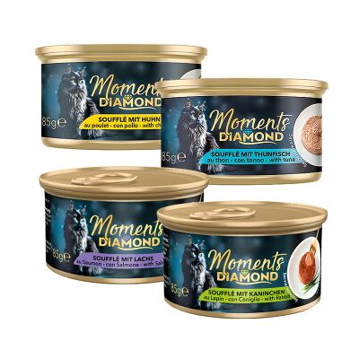 MOMENTS Diamons Nassfutter Katze Adult, Mixpaket 24x85 g MOMENTS Diamons Nassfutter Katze Adult, Mixpaket 24x85 g