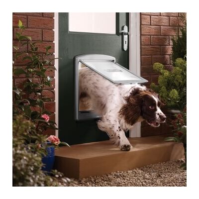 PetSafe Hundeklappe 777, 2-Weg-Funktion grau PetSafe Hundeklappe 777, 2-Weg-Funktion grau