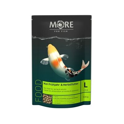 MORE FOR FISH Koi Frühling&Herbst 6MM - Fischfutter MORE FOR FISH Koi Frühling&Herbst 6MM - Fischfutter