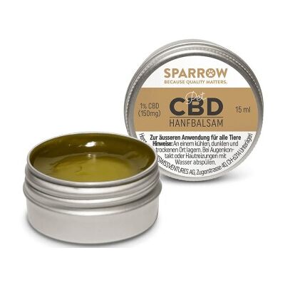 Sparrow Hanfbalsam mit CBD 15 ml Sparrow Hanfbalsam mit CBD 15 ml