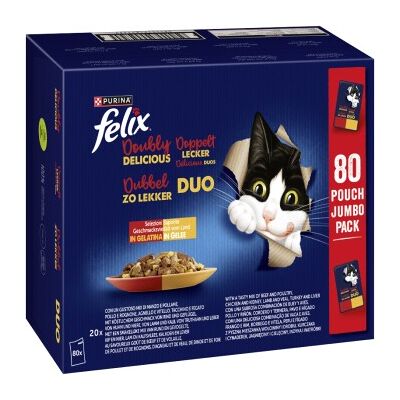 Felix So gut wie es aussieht Nassfutter Katze, Adult, Vom Land 80x85 g Felix So gut wie es aussieht Nassfutter Katze, Adult, Vom Land 80x85 g