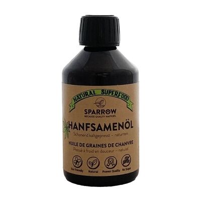Sparrow Bio Hanfsamenöl 250 ml Sparrow Bio Hanfsamenöl 250 ml
