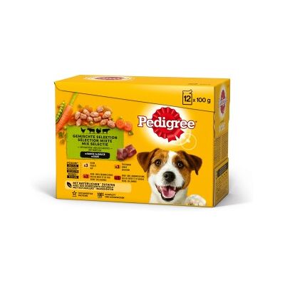 Pedigree Pouch Selection in Sauce 12x100g Pedigree Pouch Selection in Sauce 12x100g