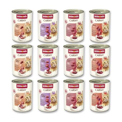 animonda Carny Nassfutter Katze Adult, Mixpaket Fleischauswahl 12x400 g Mixpaket 1 animonda Carny Nassfutter Katze Adult, Mixpaket Fleischauswahl 12x400 g Mixpaket 1