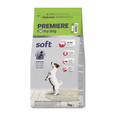 PREMIERE Soft Mini Adult Geflügel Rind 1 kg PREMIERE Soft Mini Adult Geflügel Rind 1 kg