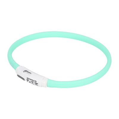 AniOne Wiederaufladbares LED-Hundehalsband - Silikon Candy Türkis XS AniOne Wiederaufladbares LED-Hundehalsband - Silikon Candy Türkis XS