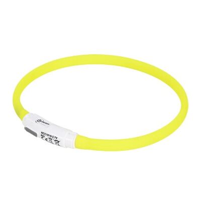 AniOne Gelbe Silikon LED-Halsband XS - Sicherheitshalsband AniOne Gelbe Silikon LED-Halsband XS - Sicherheitshalsband