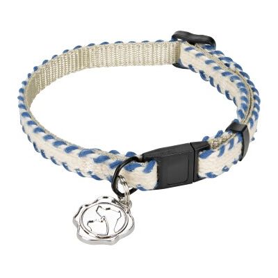 more LIFESTYLEPETS Katzenhalsband Royal Baumwolle blau/weiß more LIFESTYLEPETS Katzenhalsband Royal Baumwolle blau/weiß