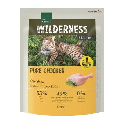 REAL NATURE WILDERNESS Trockenfutter Katze Senior Pure Chicken 300g REAL NATURE WILDERNESS Trockenfutter Katze Senior Pure Chicken 300g