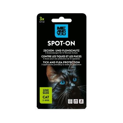 You&Me ME AND YOU Spot-on Katze, 2-8kg, 3x0.7ml You&Me ME AND YOU Spot-on Katze, 2-8kg, 3x0.7ml