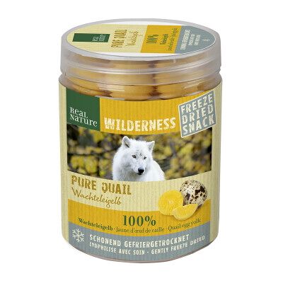 REAL NATURE Wilderness Freeze Dried Hund Snack Pure Quail 50g REAL NATURE Wilderness Freeze Dried Hund Snack Pure Quail 50g