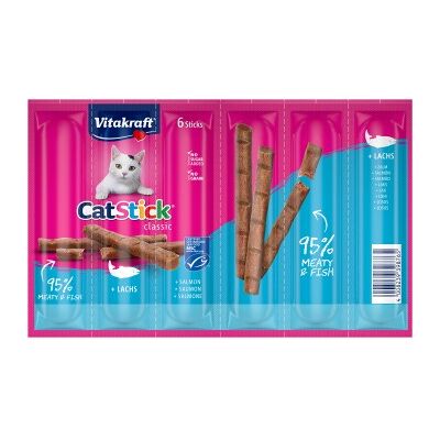 Vitakraft Cat Stick Multipack 5x6 Stück Lachs und Forelle Vitakraft Cat Stick Multipack 5x6 Stück Lachs und Forelle