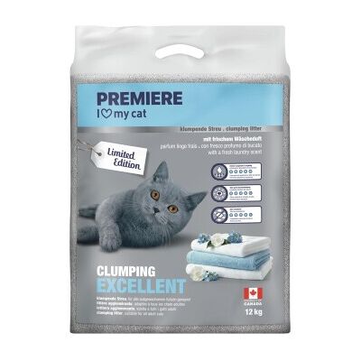 PREMIERE Excellent Klumpstreu Katze Frische-Wäsche-Duft 12 kg PREMIERE Excellent Klumpstreu Katze Frische-Wäsche-Duft 12 kg
