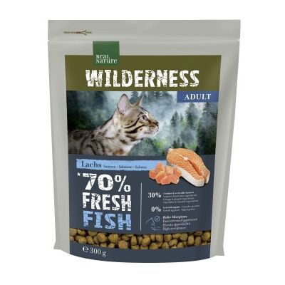 REAL NATURE WILDERNESS Lachs Erwachsenen 300g - Katzennahrung REAL NATURE WILDERNESS Lachs Erwachsenen 300g - Katzennahrung