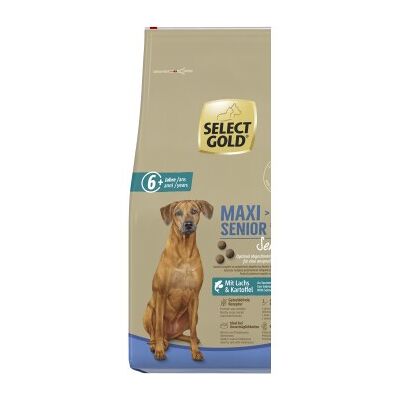 SELECT GOLD Sensitive Senior Maxi Lachs und Kartoffel 12 kg SELECT GOLD Sensitive Senior Maxi Lachs und Kartoffel 12 kg