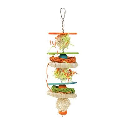 AniOne Käfig Spielzeug - Mit Leckerlis füllbar - Leicht zu installieren - 36x10cm AniOne Käfig Spielzeug - Mit Leckerlis füllbar - Leicht zu installieren - 36x10cm